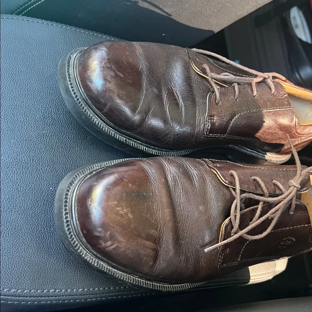 Timberland Waterproof Brown Leather Oxfords Lace Up Dress Shoes Men's Size 11